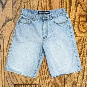 Vintage 90’s Nautica Blue Jean Embroidered Jorts